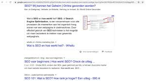 search engine optimalisatie